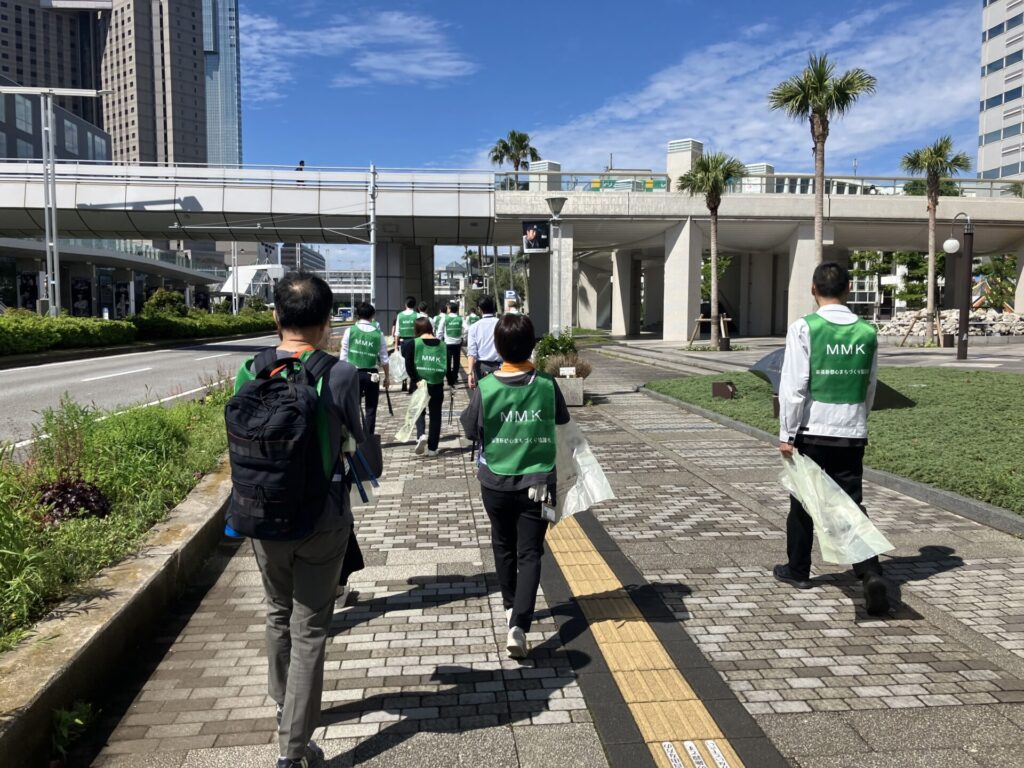 幕張新都心クリーンの日 一斉清掃